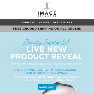 We’re live! Tune in for our NEW product reveal