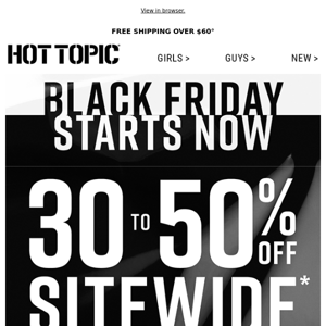 ◼️ BLACK FRIDAY ◼️ 30%-50% OFF sitewide, BOGO $10 winter-worthy apparel.