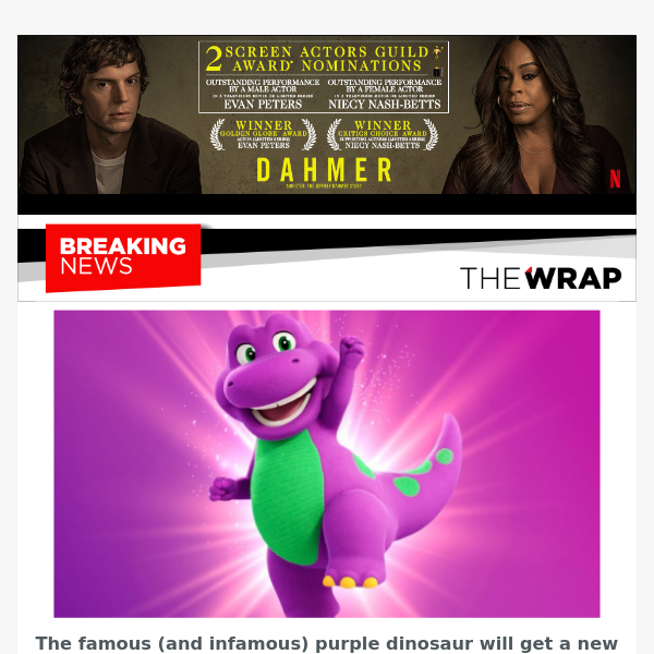 ‘Barney’ Sets 2024 Reboot With New Animated Series TheWrap