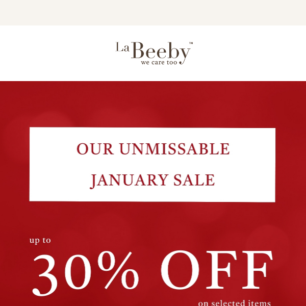 Have you seen our January sale?