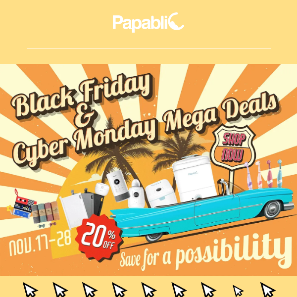 🖤🧡Papablic Black Friday Mega Deal is ON! The biggest saving of the year...🎁