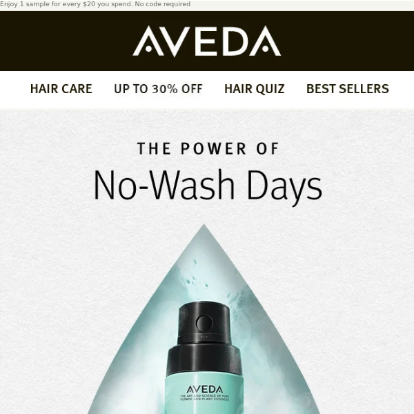 Refresh and revive between wash days. - Aveda