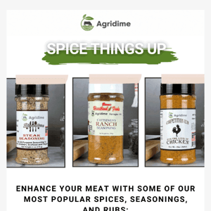 Choose from our collection of spices