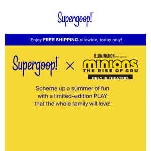 Exclusive: Supergoop! x Minions