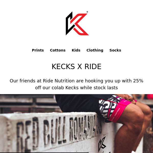 25% off Ride Nutrition Kecks