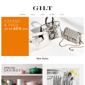 Up to 60% Off 👜 New Tiffany & Fred