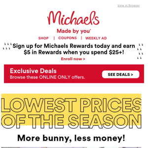 👟 Put on your shopping shoes. Our Lowest Prices of the Season event is here!