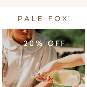 20% Off in Our Summer Sale