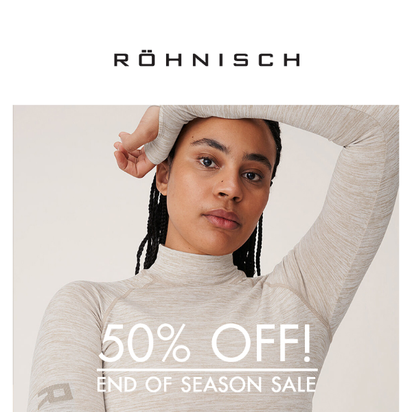 50% off on Sportswear! - Rohnisch