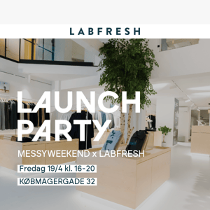 Invitation til launch party 🔥