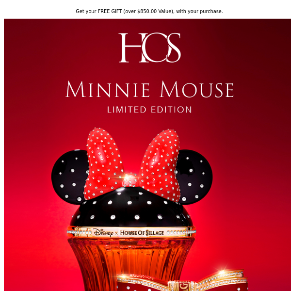 ✨ It's Here! Disney x House of Sillage Minnie Mouse Fragrance - House Of  Sillage