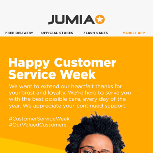 Celebrate Customer Service Week 2023 with Jumia MIA! 🎉