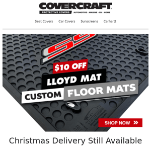 The Perfect Last Minute Gift! Custom Floor Mats You Can Personalize ➡