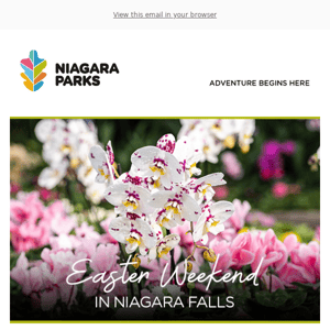Celebrate Easter at Niagara Parks 🐰💐