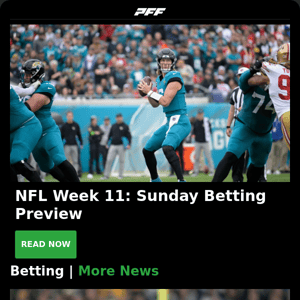 NFL Sunday Best Bets, Fantasy Start/Sit, Week 11 Offensive Line Rankings