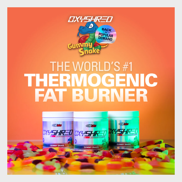 OxyShred Is Back In All Your Favourite Mouth Watering Flavours