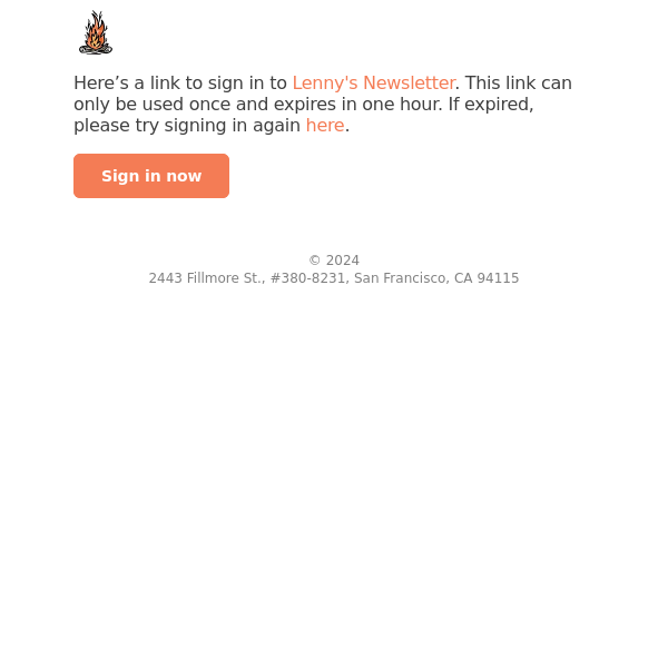 Sign in to Lenny's Newsletter
