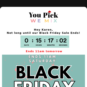 Final Chance to Save - Black Friday!