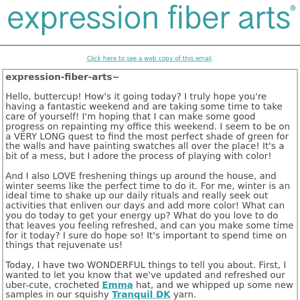 New Fiber Goodies For You, Expression Fiber Arts!