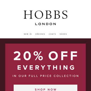 Have you checked today's treat, Hobbs London?