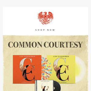 Common Courtesy is back on vinyl & CD!