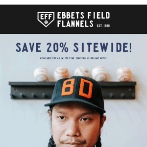 Save Big this Season at Ebbets!