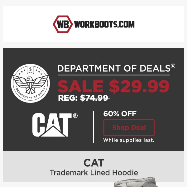 DOD: Stock is LOW ⬇️ $29.99 CAT Hoodie!