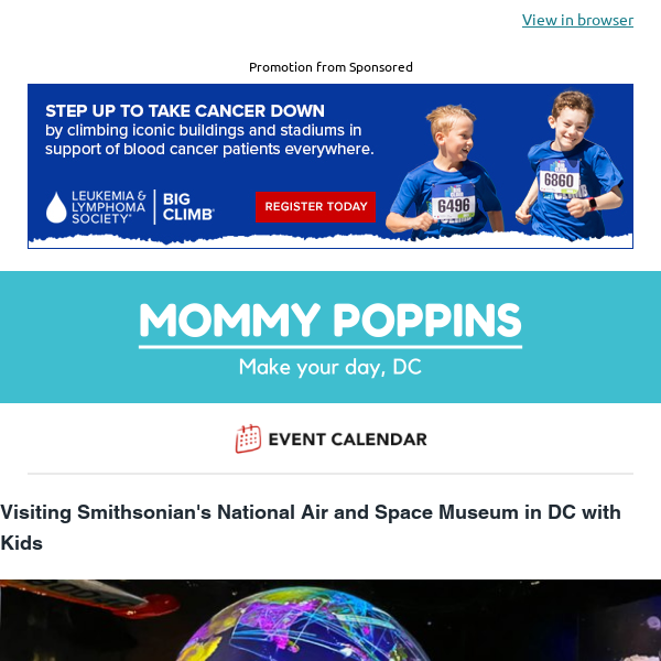 Visiting Smithsonian's National Air and Space Museum in DC with Kids