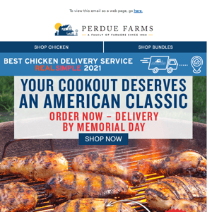 Last Chance – Memorial Day Delivery 🍔