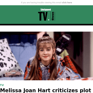 Melissa Joan Hart criticizes plot of stalled 'Clarissa Explains It All' reboot