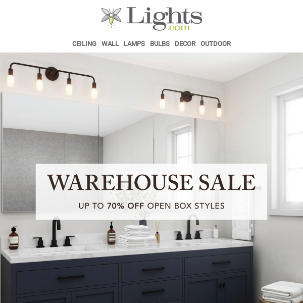 💡 Up to 70% off Lighting & Decor! | Lights.com