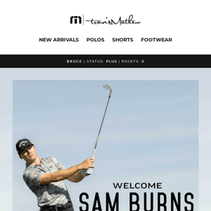 Welcome Sam Burns!