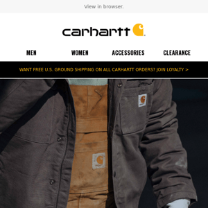 Carhartt Washed Duck Jackets