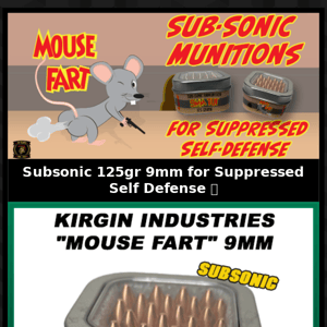 Mouse 🐁 💨 Fart 9mm TUI