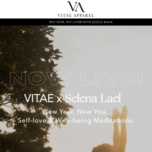 Now Live!! Vitae x Selena Lael Meditation Tracks✨📲