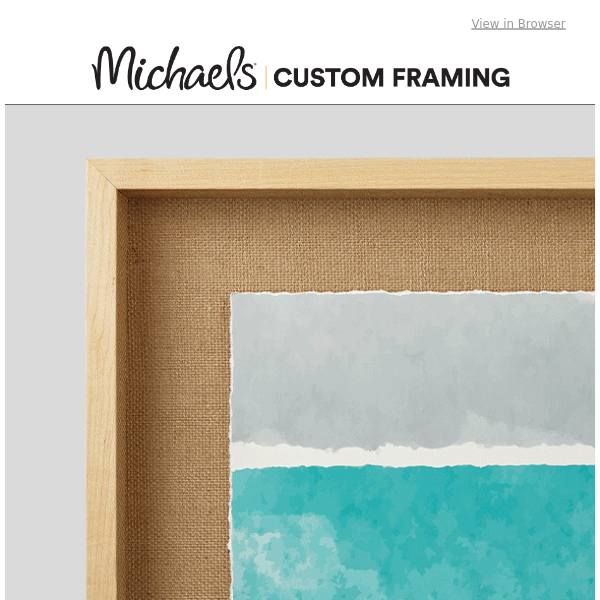 Michaels Custom Framing