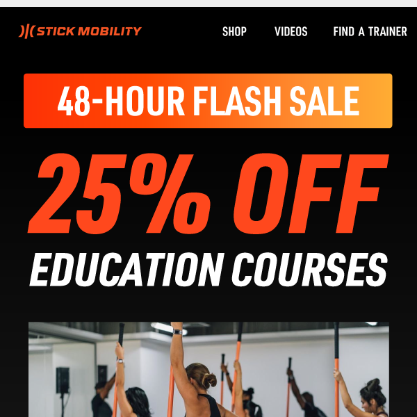 Flash Sale: Save 25% On Education Courses