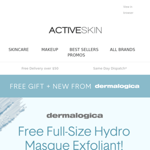 Brand NEW Dermalogica + a FREE FULL-SIZE Dermalogica Gift 😍