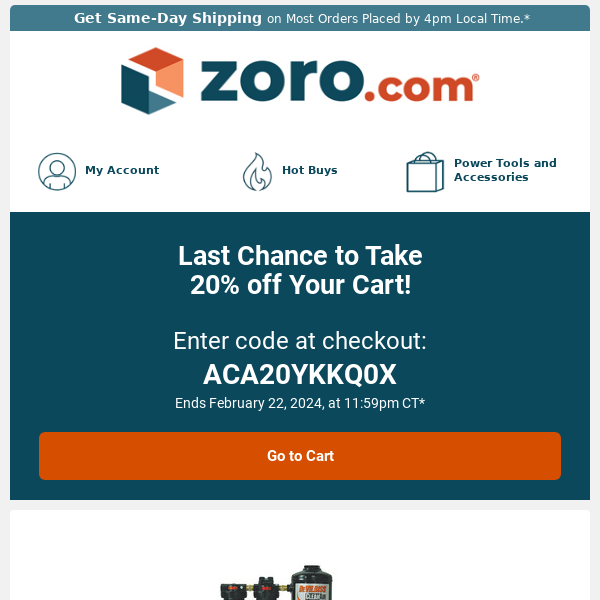 Zoro USA - Latest Emails, Sales & Deals