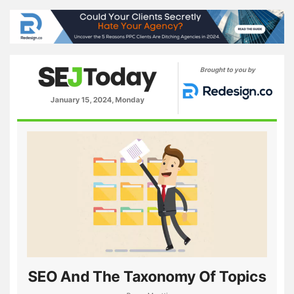 SEO And The Taxonomy Of Topics