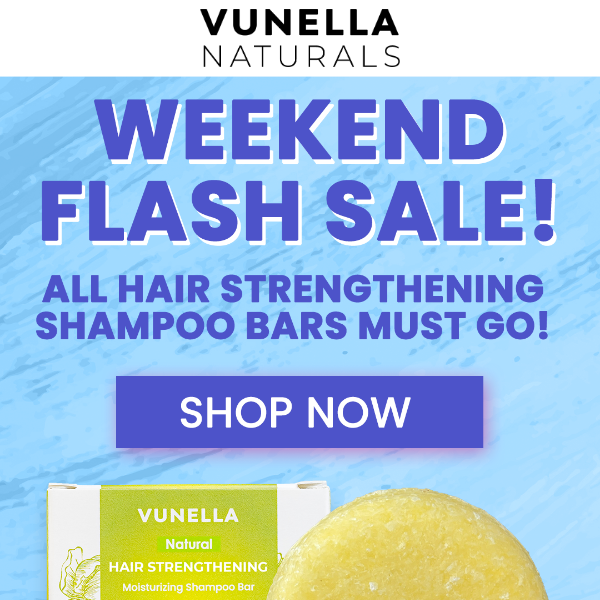 ⚡️ All hair strengthening shampoo bars must go!