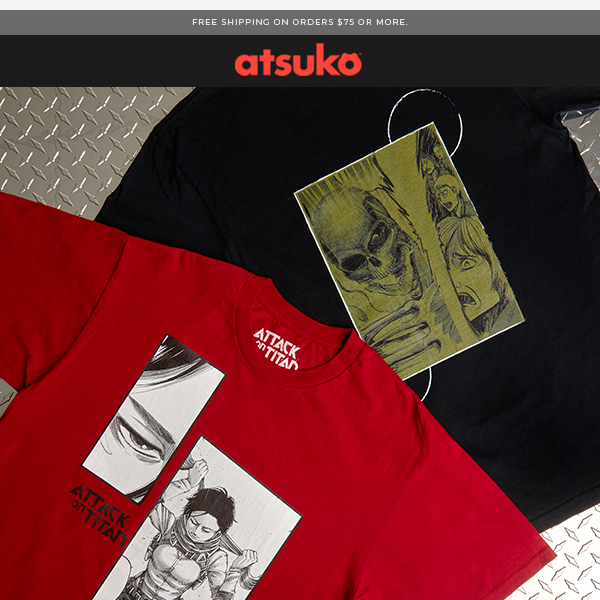 Exclusive Vol. 34 Attack on Titan Tees: Available Now!