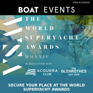 Announcing World Superyacht Awards nominees - Semi-Displacement or Planing Motor Yachts