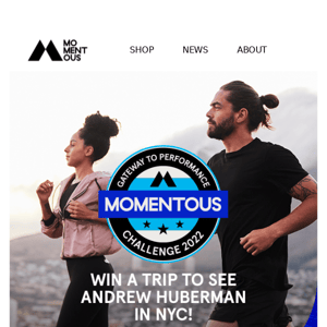 STRAVA: Win a trip to see Andrew Huberman in NYC!