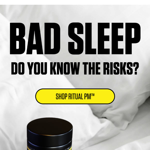 Bad Sleep IS effecting you.