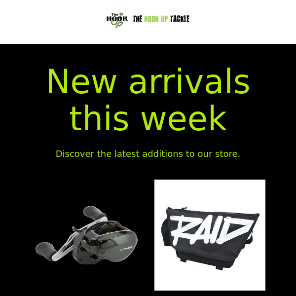 New arrivals this week