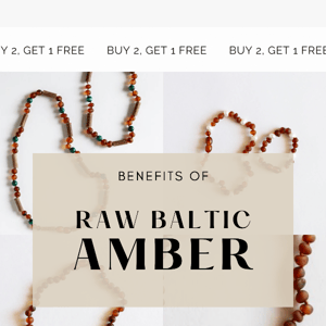 Amber for Teething 🌿 Buy 2, Get 1 FREE