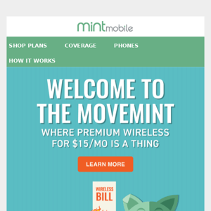 Welcome to Mint Mobile