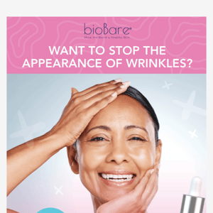 Want to stop the appearance of wrinkles?
