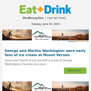 George and Martha Washington were early fans of ice cream at Mount Vernon